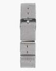 Correa de reloj de nailon gris - Plata - 36 mm
